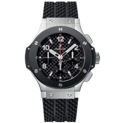 Hublot Big Bang 41mm Black Carbon Fiber Chronograph Watch HUB2894 341.SB.131.RX