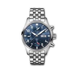 IWC Pilot Chronograph IW388102 41mm Blue Dial Stainless Steel