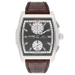 IWC Da Vinci Chronograph IW3764-01 43mm Grey Dial White Gold