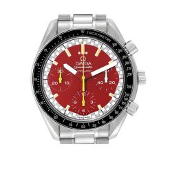 Omega Speedmaster Racing 3510.61.00 SS Automatic Red Dial 39mm Watch