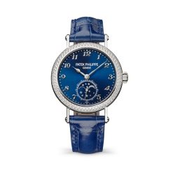 Patek Philippe 7121-200G-001 Complications Blue Sunburst Dial Blue Alligator Leather Strap