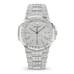 Patek Philippe Nautilus 5811-1460G-001 White Gold Diamond Dial Watch