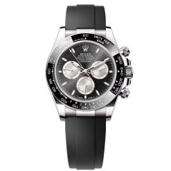 Rolex Cosmograph Daytona 126519LN-0002 Bright Black 40mm Dial Black Monobloc Cerachrom Bezel Oysterflex Bracelet Watch