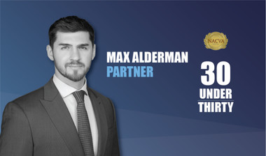 Max Alderman, Recognized as a NACVA 2024 30 Under Thirty Honoree 