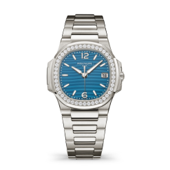 Patek Philippe Calatrava 7010/1G-013 White Gold Blue Dial Watch