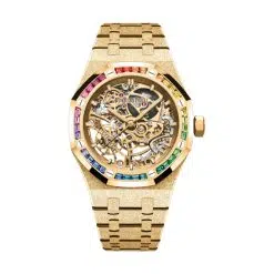 Audemars Piguet 15468BA.YG.1259BA.01-B Royal Oak Light Openworked Yellow Gold-Toned 37mm Dial 18-Carat Yellow Gold Bracelet Watch