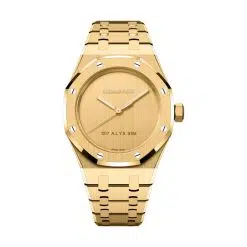 Audemars Piguet 15550BA.OO.1356BA.02 Royal Oak Yellow Gold with Vertical Satin Finish 37mm Dial 18-Carat Yellow Gold Bracelet Watch