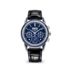 Patek Philippe 5271-11P-010 GRAND Complications Lacquered Blue Dial Black Alligator Leather Strap