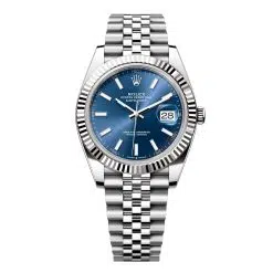 Rolex Datejust 126334-0002 Blue Index 41mm Jubilee Stainless Steel Watch