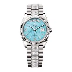 Rolex Day-Date 128239-0045 Turquoise Roman Dial
