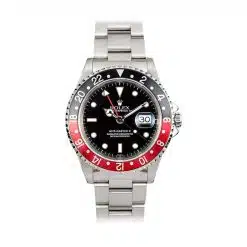 Coke Rolex GMT Master 16710 Black and Red 40mm Steel Oyster Watch