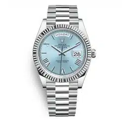 Rolex Day-Date 228236 Light Blue Roman Dial Watch