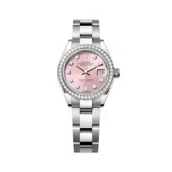 Rolex Lady-Datejust 279384RBR-0004 Pink Set with Diamonds 28mm Dial Diamond-Set Bezel Oystersteel Oyster Bracelet Watch