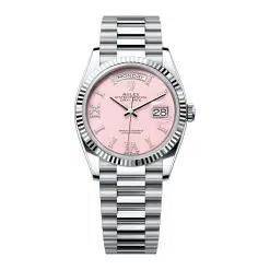 Rolex Day-Date 128236-0006 Pink Roman Dial