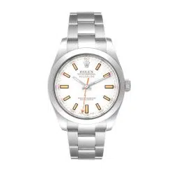 Rolex Milgauss 116400-2 White Dial Stainless Steel Oyster Bracelet Watch