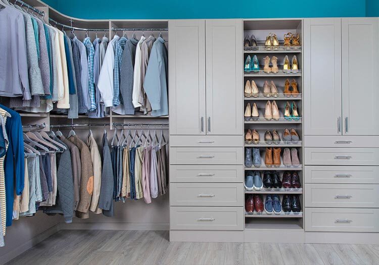 Organized Living Classica closet