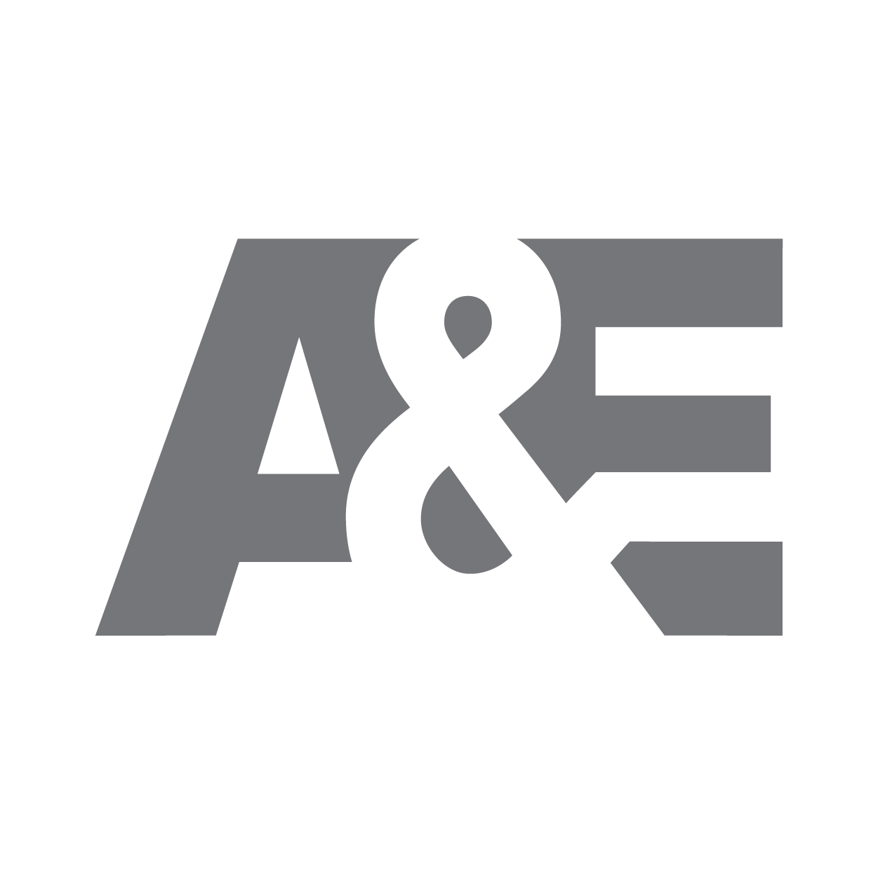A&E logo in grey